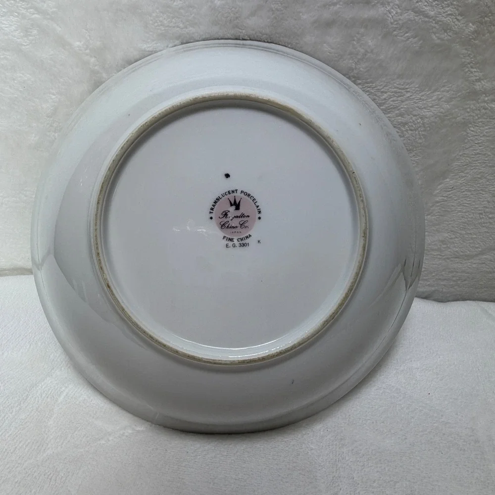 Royalton China Co E.G. 3301 Translucent Porcelain 9 inch Serving‎ Bowl Japan